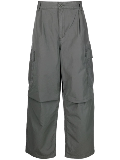 Carhartt Cole Straight-leg Cargo Trousers In Grey