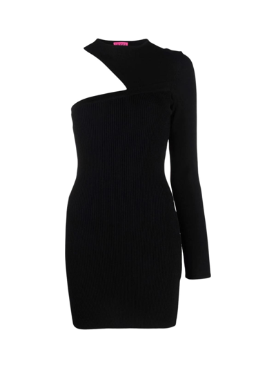 Gauge81 "hand Painted" Corn Cob Stitch Hat With Lamination In Black