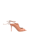 MALONE SOULIERS SERA 85 HIGH SANDALS W/LACES ON ANKLE