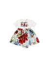 DOLCE & GABBANA DRESS WITH FLORAL PRINT