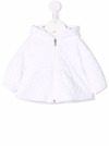 IL GUFO IL GUFO BABY GIRL WHITE QUILTED JACKET