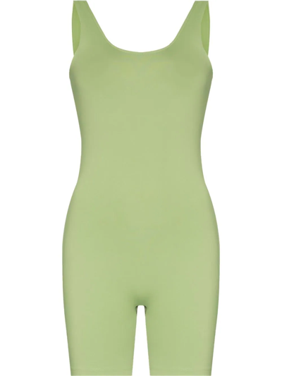 Girlfriend Collective Green Recycled Polyester Unitard