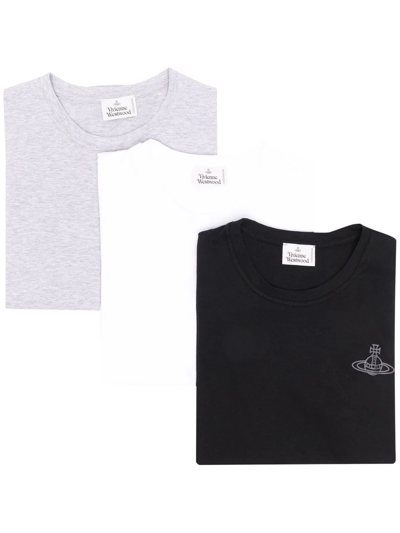 Vivienne Westwood Three-pack T-shirts In Multicolour