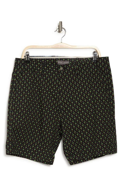 Slate And Stone Easy Shorts In Navy Mini Palm Tree