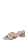 Paul Green Lauren Slide Sandal In Biscuit Softnappa