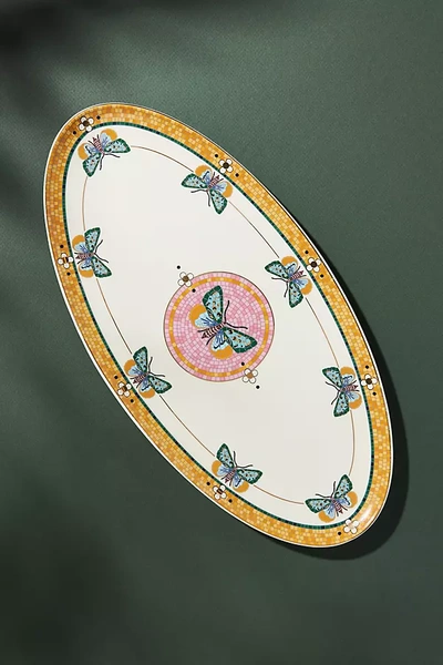 Anthropologie Garden Tile Platter