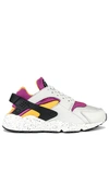 Nike Air Huarache ''light Bone/lethal Pink-univers'' Sneakers In Light Bone  Lethal Pink & University Gol
