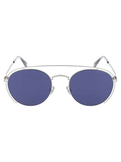 Mykita Mmcraft009 Sunglasses In 051 Shinysilver