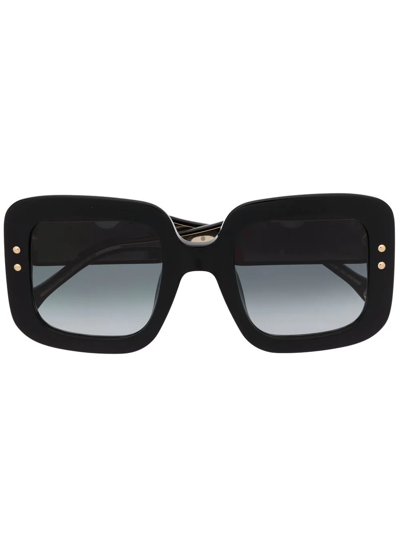 Carolina Herrera Oversized Sunglasses In Black