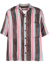 SONG FOR THE MUTE STRIPED SHORT-SLEEVED SHIRT