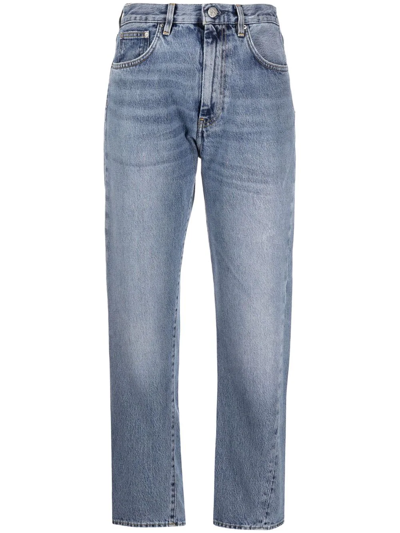 Totême Twisted-seam Jeans In Blue