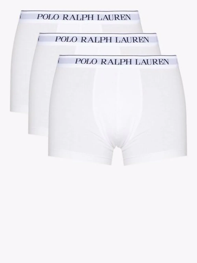 Polo Ralph Lauren Logo-waistband Boxers Three-pack In White