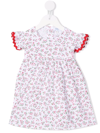 Siola Empire-line Cherry-print Tunic In White
