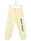 Palm Angels Kids' Logo-print Track Pants In Yellow