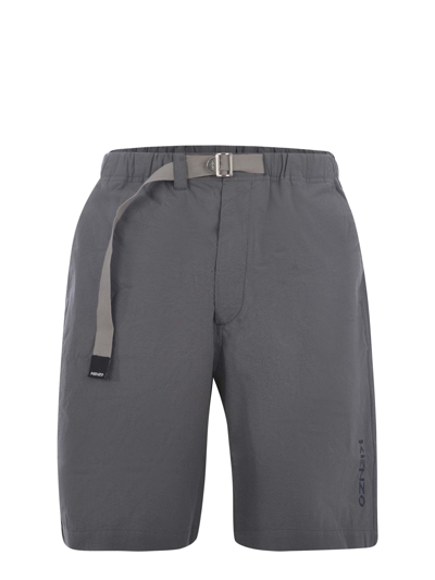 Kenzo Shorts  In Cotone In Grigio