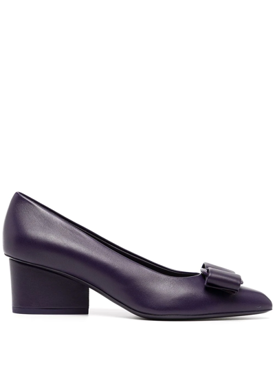 Ferragamo Viva 55 Pumps In Purple