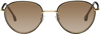 Paul Smith Men's Angus V2 Metal Aviator Sunglasses In Black Ink