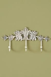 Anthropologie Primrose Hook Rack In Silver
