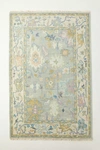 Anthropologie Hand-knotted Larson Rug By  In Silver Size 5x8