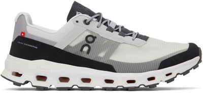 On Cloudvista Neoprene-trimmed Mesh Running Sneakers In White