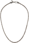Emanuele Bicocchi Byzantine Polished Silver Chain Necklace In Byzantine