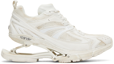 Balenciaga Men's X-pander Panelled Shell And Mesh Trainers In White