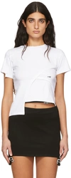 Heliot Emil Logo-print Panelled T-shirt In White
