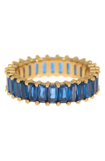 Baublebar Mini Alidia Baguette Ring In Sapphire