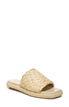 Vince Rumi Woven Slide Sandals In Natural