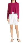 EILEEN FISHER CREWNECK BOXY STRETCH JERSEY T-SHIRT