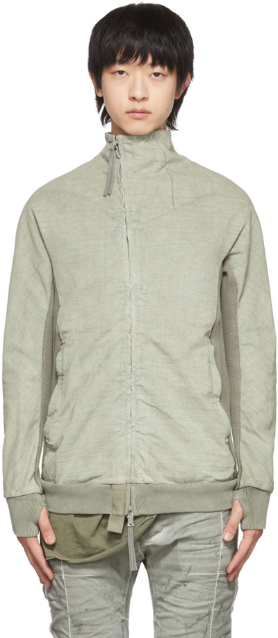 Boris Bidjan Saberi Ssense Exclusive Khaki Cotton Jacket In Milatary Green Natru