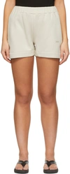 House Of Dagmar Taupe Jam Shorts In Stone