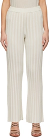 House Of Dagmar Beige Penelope Lounge Pants In Sand