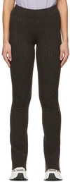 Axel Arigato Brown Wool Lounge Pants In Brown