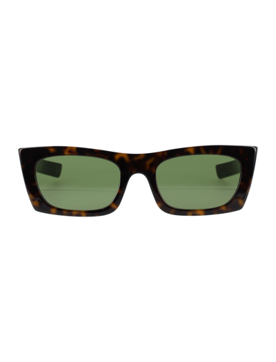 Retrosuperfuture Tortoiseshell Fred Sunglasses In Green