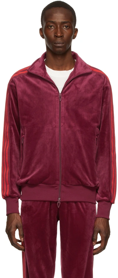 Adidas X Ivy Park Burgundy Polyester Jacket In Cherry Wood