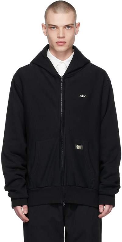 Advisory Board Crystals Black Cotton Hoodie In Anthracite