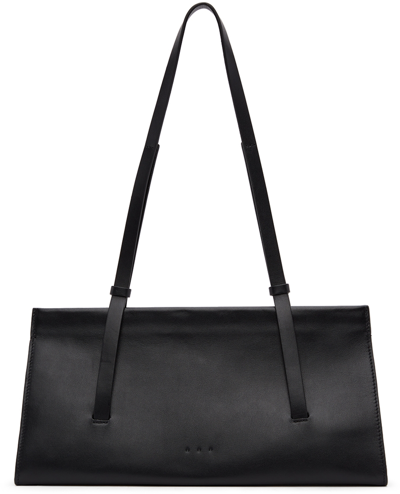 Aesther Ekme Black Baguette Shoulder Bag In 101 Black