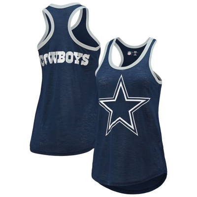 G-iii 4her By Carl Banks Navy Dallas Cowboys Tater Burnout Tank Top