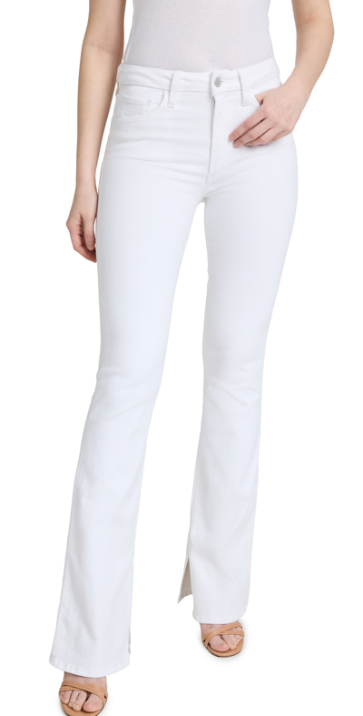 Joe's Jeans The Hi Honey Split Hem Bootcut Jeans In White