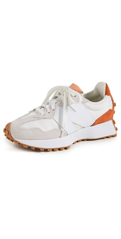 New Balance 327 Contrasting Accent Sneakers Women In Rust