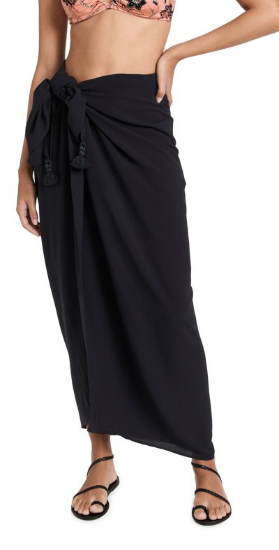 Solido Long Sarong In Midnight