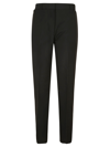 Burberry Wool Trousers In Black