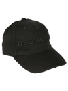 Dsquared2 Logo-embroidered Cotton-gabardine Baseball Cap In Black