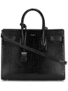 Saint Laurent Nano Sac De Jour Tote Bag In Black