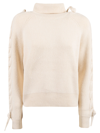 JW ANDERSON J.W. ANDERSON CABLE INSERT TURTLENECK SWEATER