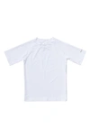 Snapper Rock Little Boy's & Boy's Core Uvb Rashgaurd Top In White