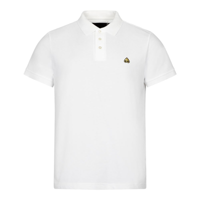 Moose Knuckles Pique Polo Shirt In White