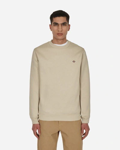 Dickies Oakport Quarter-zip Cotton-blend Sweatshirt In Grey
