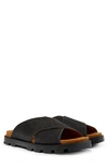 Camper Brutus Slide Sandal In Black